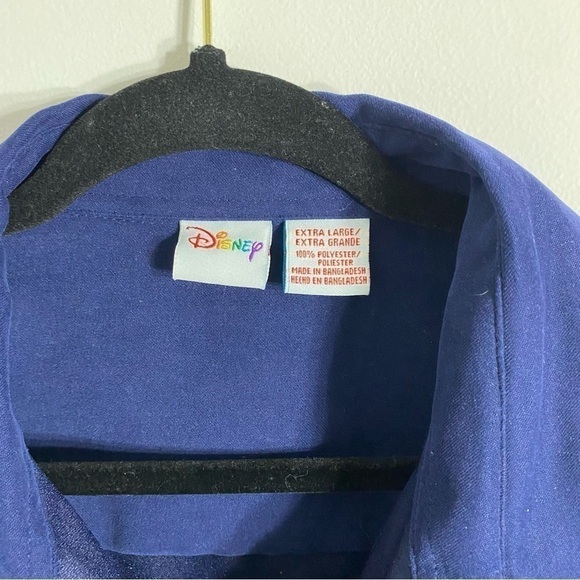 Disney Eeyore Button Down Shirt XL Women’s Hello I Guess Blue Winnie Pooh - Picture 7 of 7